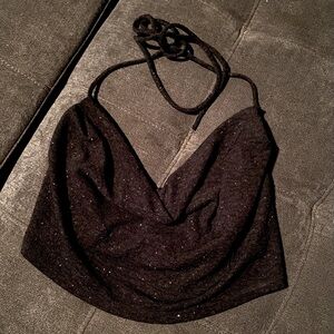 Glitter crop top
